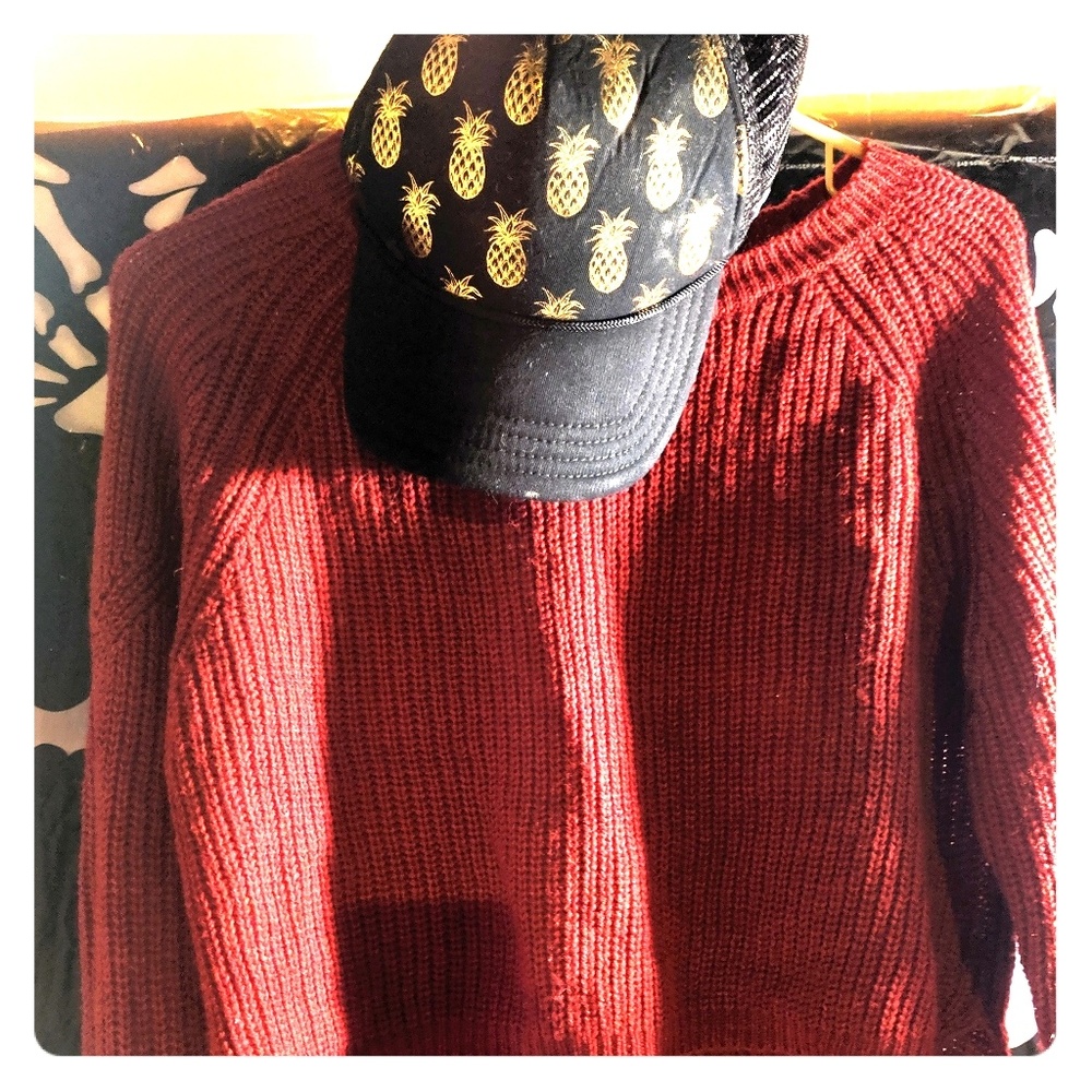 Red sweater
